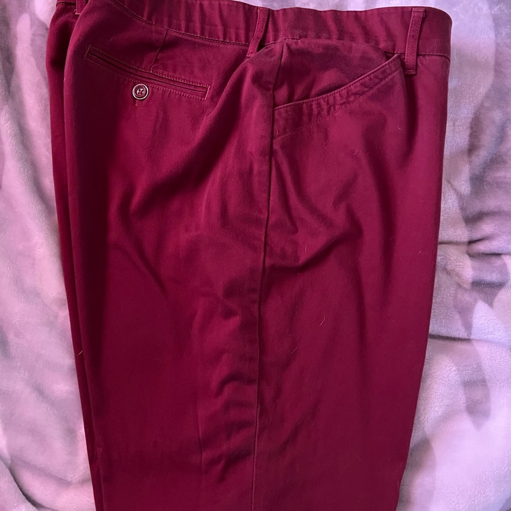 Lee Burgundy casual pants. Size 20w.